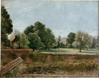 Una vista di Salisbury, dalla biblioteca della casa dell