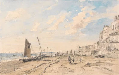 Spiaggia di Brighton guardando verso ovest