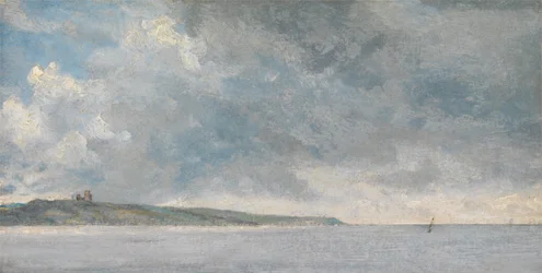 Scena costiera con scogliere, ca. 1814