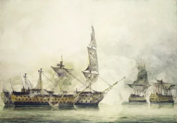 H.M.S. Victory alla Battaglia di Trafalgar, 1805