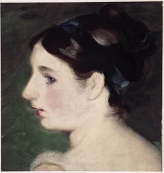 Testa di una ragazza, probabilmente un ritratto di Mary Constable