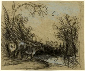 Paesaggio con mucche