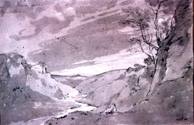 Sul fiume Dove vicino a Buxton, 1801