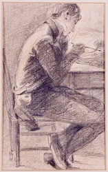 Ritratto di un artista che disegna, 1801