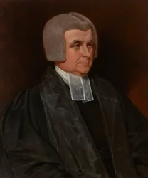 Ritratto del reverendo Dr. John Wingfield (1760-1825), canonico della cattedrale di Worcester, a mezzo busto, in abito nero e fasce bianche