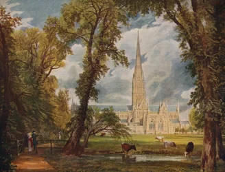 Cattedrale di Salisbury, 1823, c1915