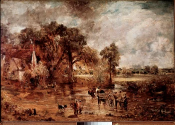 Studio per «Il carro del fieno». Dipinto di John Constable (1776-1837), 1820-1821. Olio, 137 x 188 cm. Londra, Victoria and Albert Museum