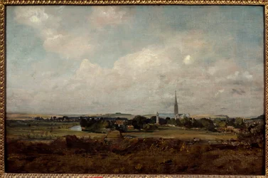 Veduta di Salisbury in Inghilterra