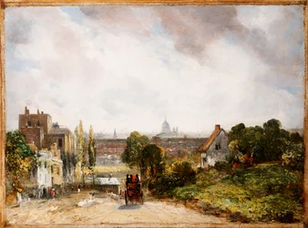Veduta della città di Londra dal cottage di Sir Richard Steele, Hampstead, c.1832
