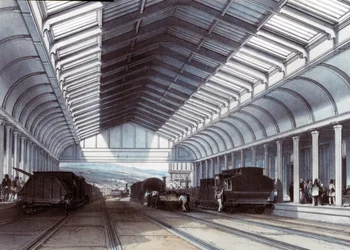 Stazione di Bath, Somerset, 1846