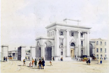Ingresso alla stazione di Birmingham, 1838-39