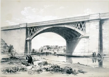 Ponte di Nash Mill, vicino a Kings Langley, Hertfordshire, 1839