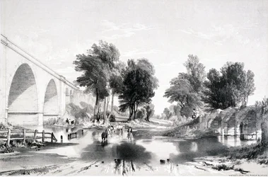 Viadotto sul fiume Blythe, ferrovia Londra-Birmingham, 1839