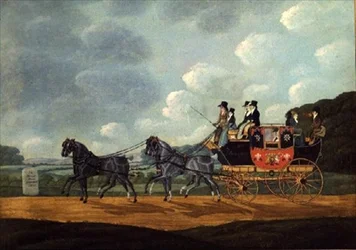 La carrozza postale reale, Londra a Birmingham