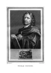 Nicolas Poussin, pittore francese, 1825