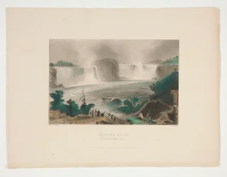 Cascate del Niagara (da vicino alla Clifton House), illustrazione per Nathaniel Parker Willis
