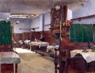 Taverna Cock, Fleet Street, Londra, 1881