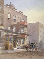 La Taverna Cheshire Cheese, Surrey Street, Westminster, Londra, 1883