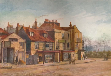 Veduta di Lawrence Street, Chelsea, Londra, 1882