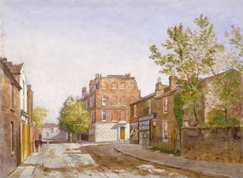 Veduta di Mawson House, Chiswick Lane, Chiswick, Londra