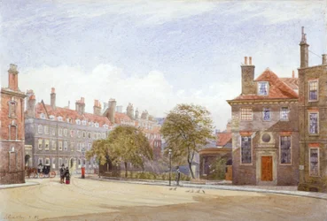 Veduta di New Inn, Wych Street, Westminster, Londra, 1882