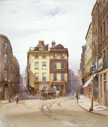 Wych Street e Holywell Street, Westminster, Londra, 1881