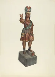 Indiano del negozio di sigari