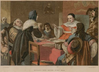 La Moglie di Bunyan davanti al Giudice Hale