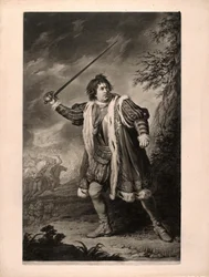 Mr. Garrick in "Riccardo III"