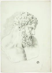 Busto di uomo barbuto