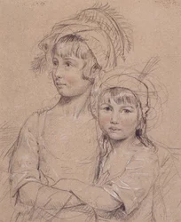 Le signorine Rigby, le due figlie del signor Rigby di Norwich (1747-1821) un celebre chirurgo, 1778