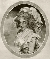 Sarah Siddons, inciso da Peltro W. Tomkins, da 
