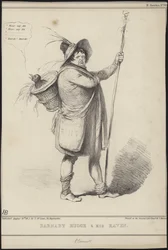 Barnaby Rudge e il suo corvo, illustrazione da 