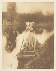 Salutando il traghetto, 1897