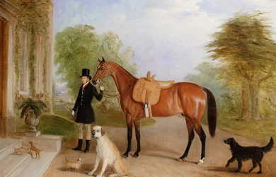 Un Groom con un Cavallo