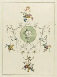 Stampa floreale decorativa, da Una collezione di fiori disegnati dalla natura