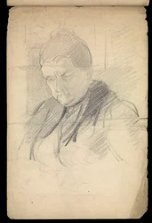 Ritratto di una donna, taccuino