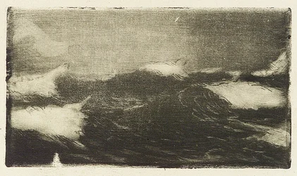 Marina - frangenti grigio-neri 1, XX secolo