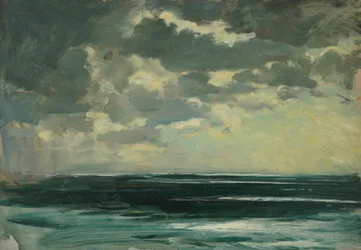 Marina, fine XIX secolo - metà XX secolo (olio su carta)