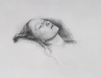 Elizabeth Siddal: Studio per "Ofelia", 1852