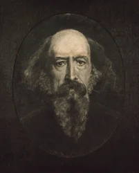 Ritratto di Alfred, Lord Tennyson 1809-1892