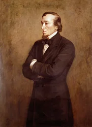 Ritratto di Benjamin Disraeli (1804-1881) Conte di Beaconsfield, 1881