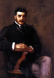 Sir Arthur Seymour Sullivan (1842 - 1900). Dipinto di J. E. Millais. National Portrait Gallery, Londra