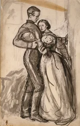 Studio per „Il Brunswick nero“, 1859