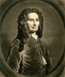 Ritratto del matematico francese Abraham de Moivre