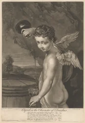 Cupido nel Ruolo di Bacco