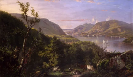 Veduta delle Highlands da West Point, 1862