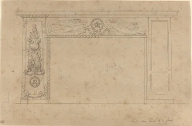 Progetto per il Camino nella Sala del Trono, Buckingham Palace