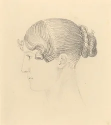 Testa di una donna (Theresa Turner?)