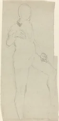 Figura maschile in abbigliamento contemporaneo